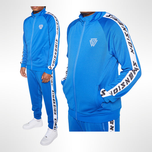 blue tracksuit